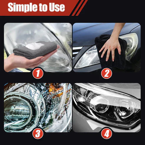 180ml Professional Car Headlight Restorer with Sponge(50% OFF)
