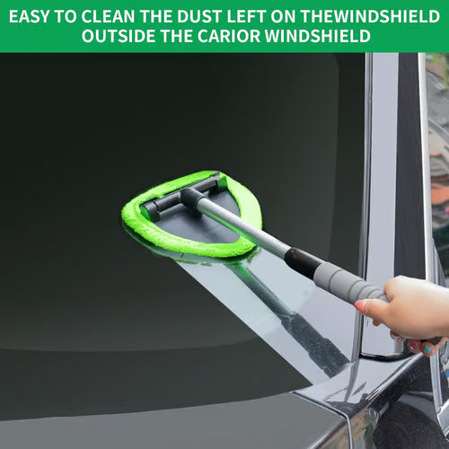 🔥Last Day 50% OFF🔥 Microfiber Car Windshield Cleaning Tool with Extendable Handle