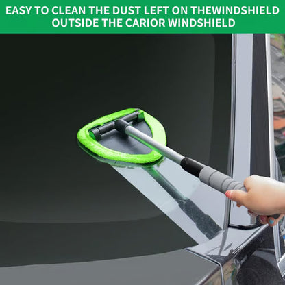 🔥Last Day 50% OFF🔥 Microfiber Car Windshield Cleaning Tool with Extendable Handle