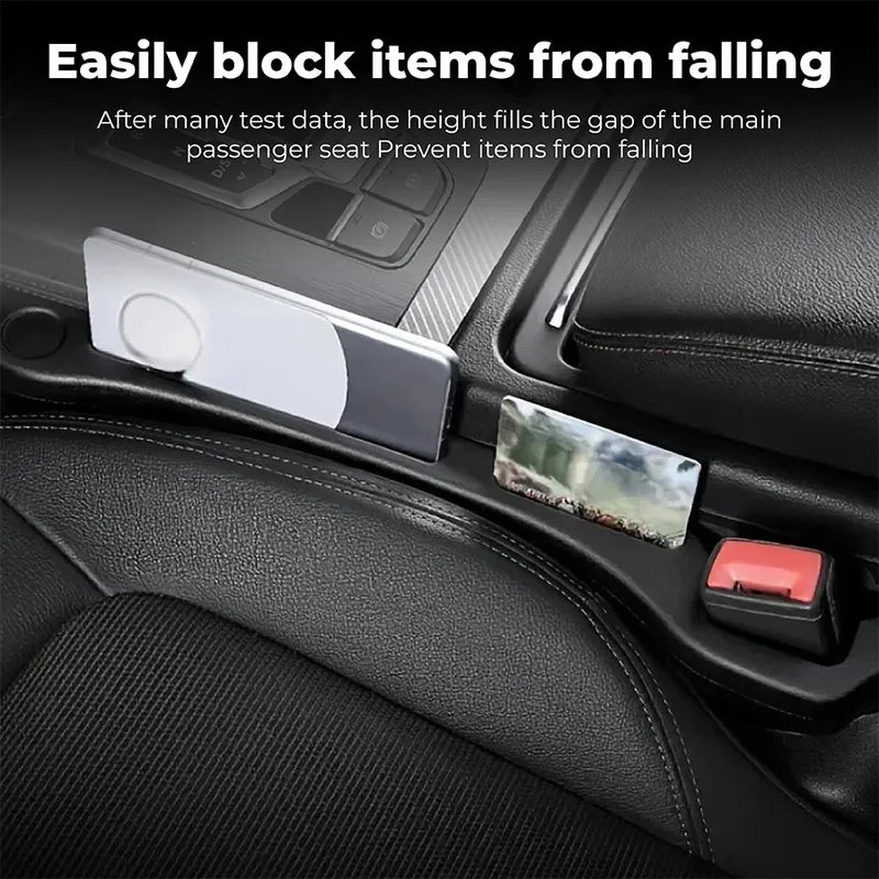 🔥Hot Sale 50% OFF🔥 Universal Car Seat Gap Filler Strip – Anti-Drop Pad with Seatbelt Slot