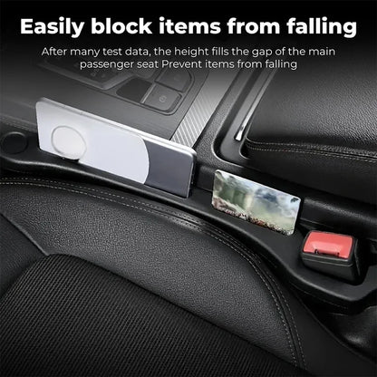 🔥Hot Sale 50% OFF🔥 Universal Car Seat Gap Filler Strip – Anti-Drop Pad with Seatbelt Slot