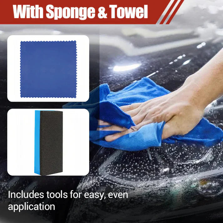 180ml Professional Car Headlight Restorer with Sponge（50% OFF）